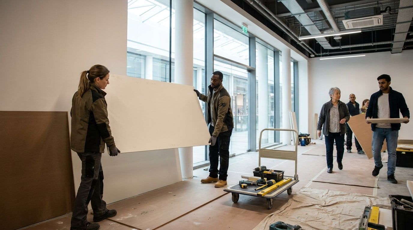 Signage & Large-Format Graphics at work