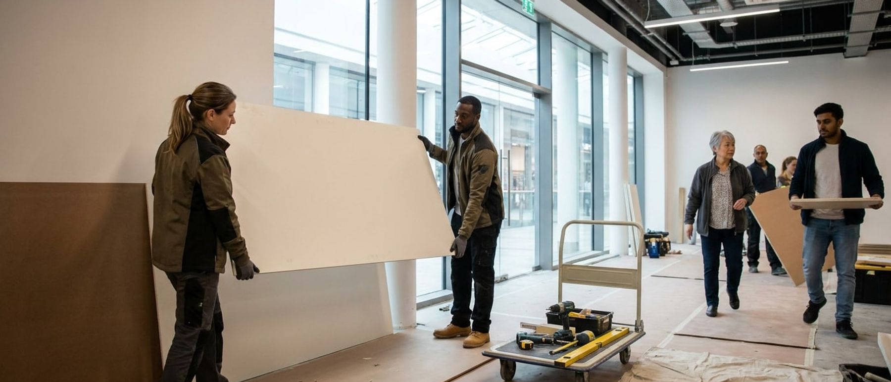 Signage & Large-Format Graphics at work