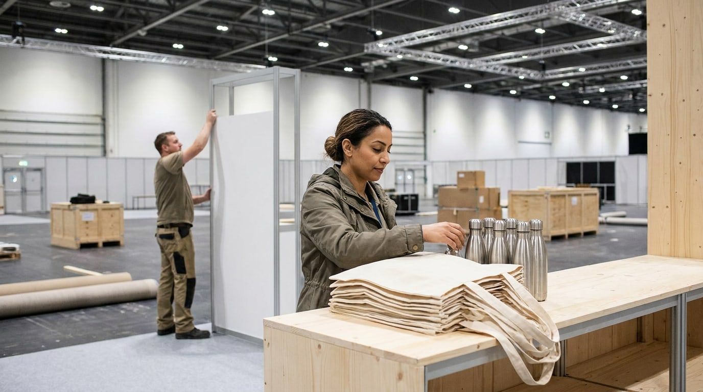 Exhibition & Events Merchandise at work