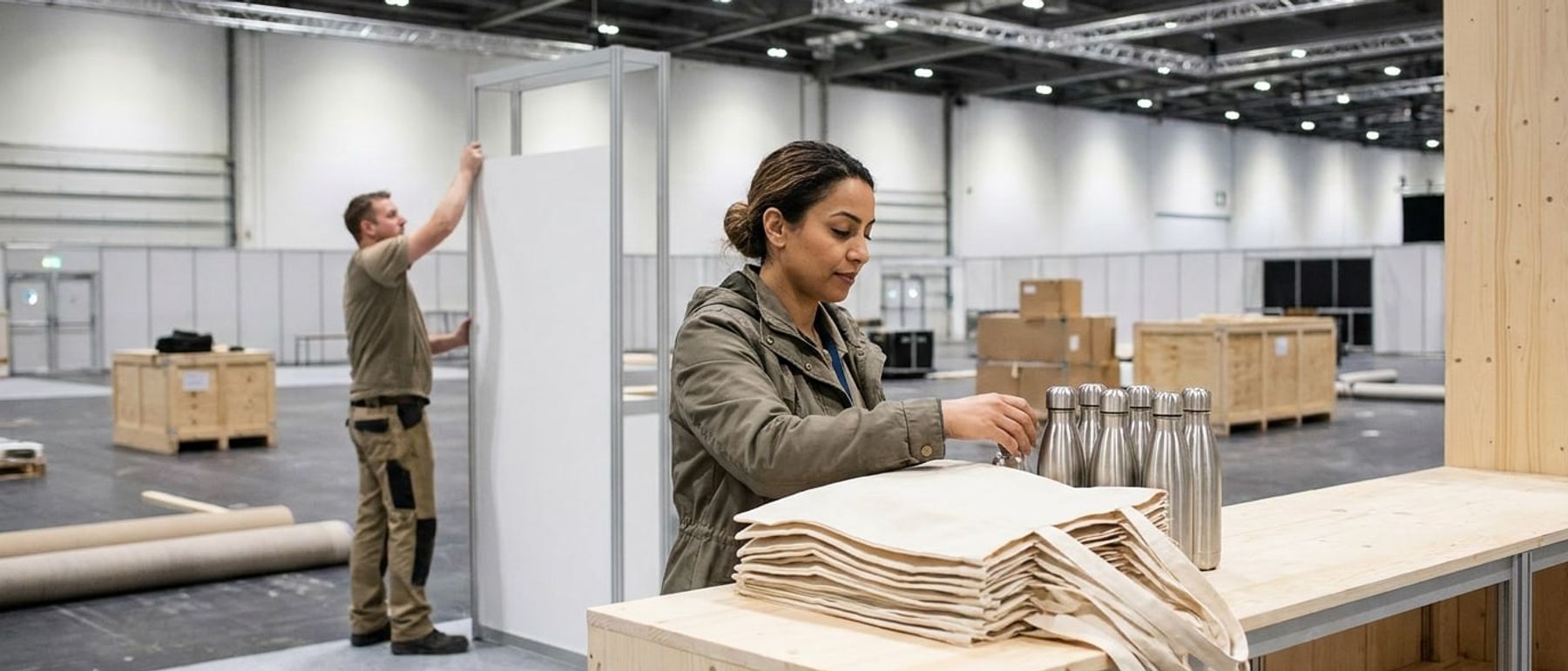 Exhibition & Events Merchandise at work