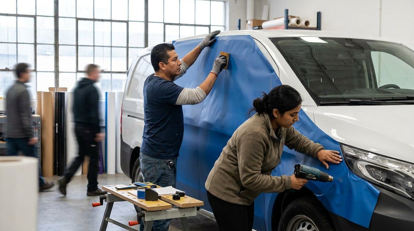 Vehicle Graphics & Wrapping at work