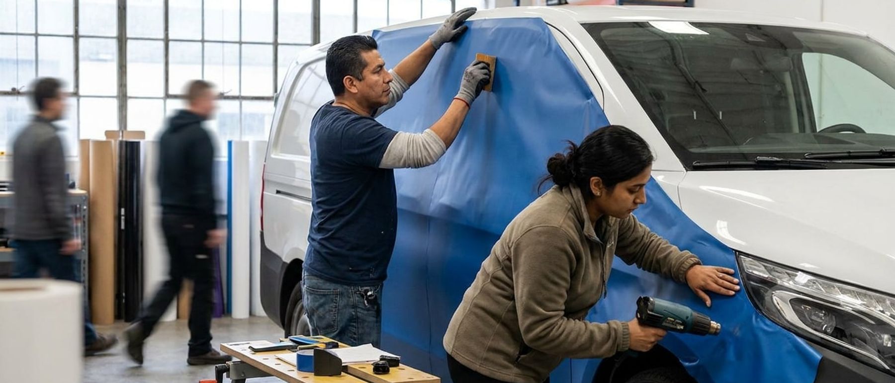 Vehicle Graphics & Wrapping at work