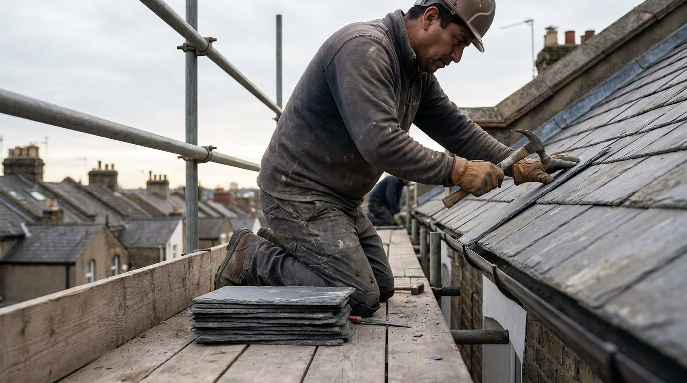 Roofing Contractors at work