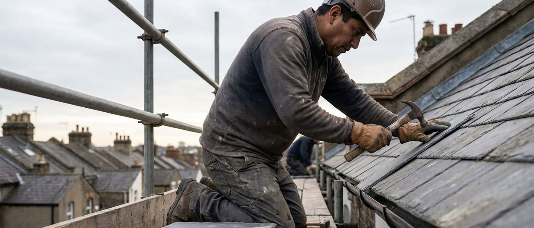 Roofing Contractors at work