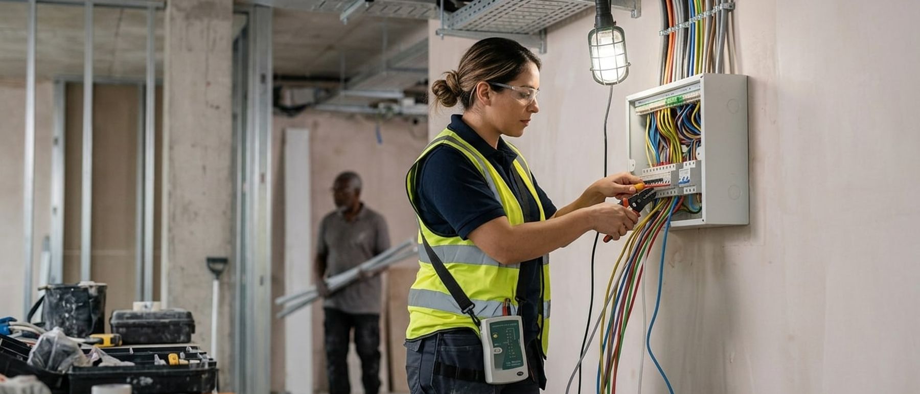 Electrical Contractors at work