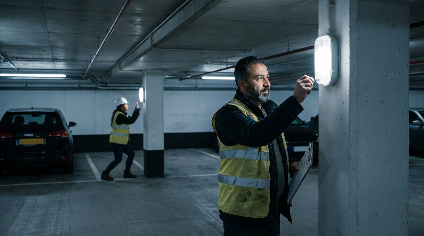 Emergency & Safety Lighting at work