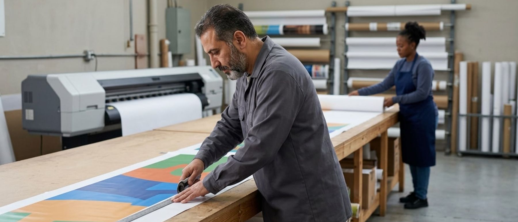 Wide-Format Print at work
