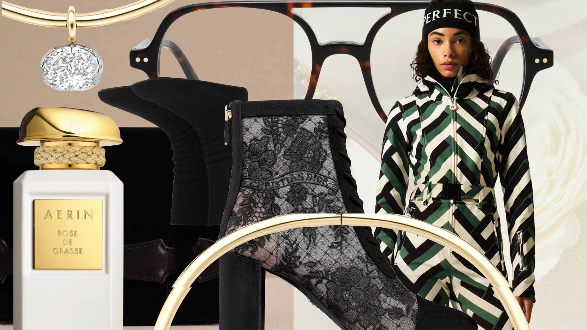 Editor’s Picks: Dior ankle boots, Jessica McCormack necklace, Jimmy Fairly glasses and Perfect Moment ski suit