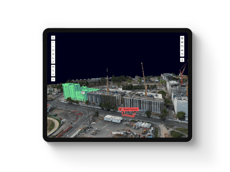 Digital twin of construction site