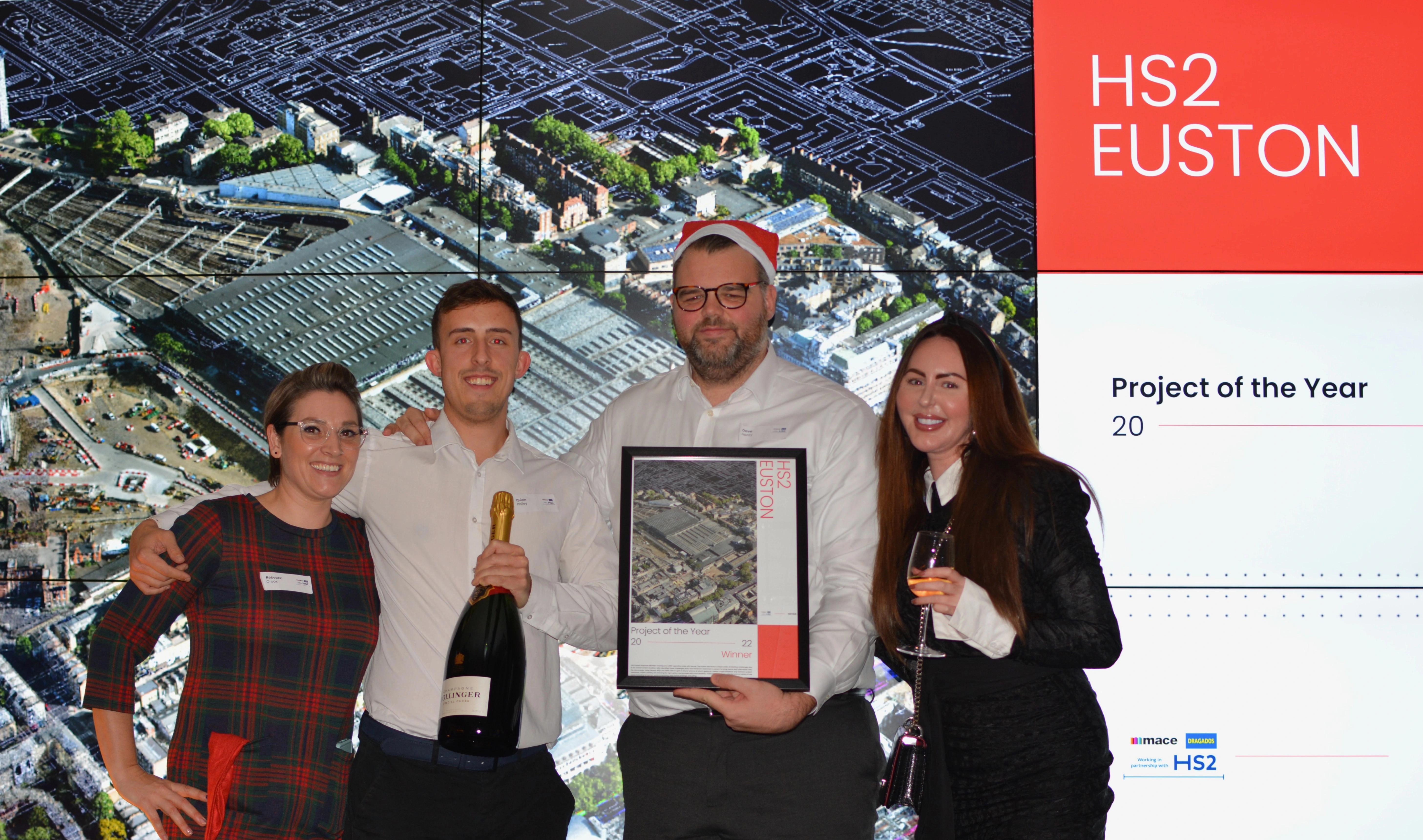HS2 Euston win Project of the Year at Sensat's User Awards