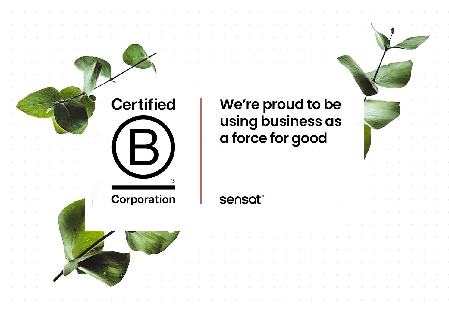 Sensat certifies as a B Corporation