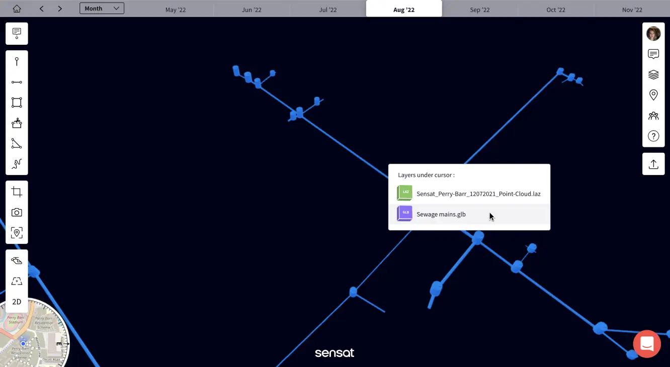 Sensat's digital twin platform