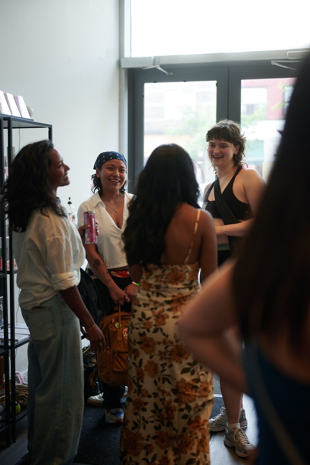 4 women chatting