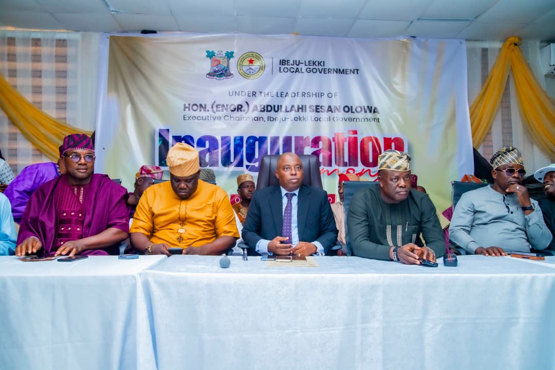 ABDULLAHI SESAN OLOWA SWEARS IN SUPERVISORS TO STRENGTHEN IBEJU-LEKKI LOCAL GOVERNMENT