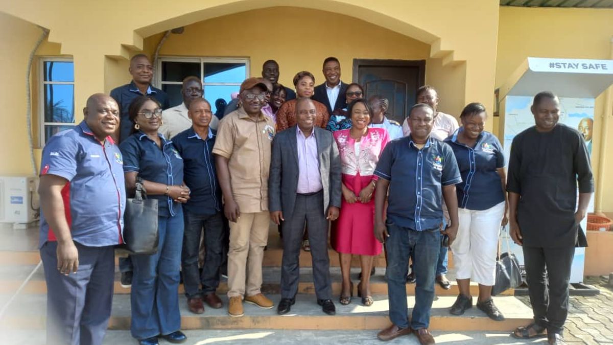 MAYOR OLOWA RECEIVES MINISTRY OF LOCAL GOVERNMENT AND COMMUNITY AFFAIR'S PROJECT MONITORING TEAM.