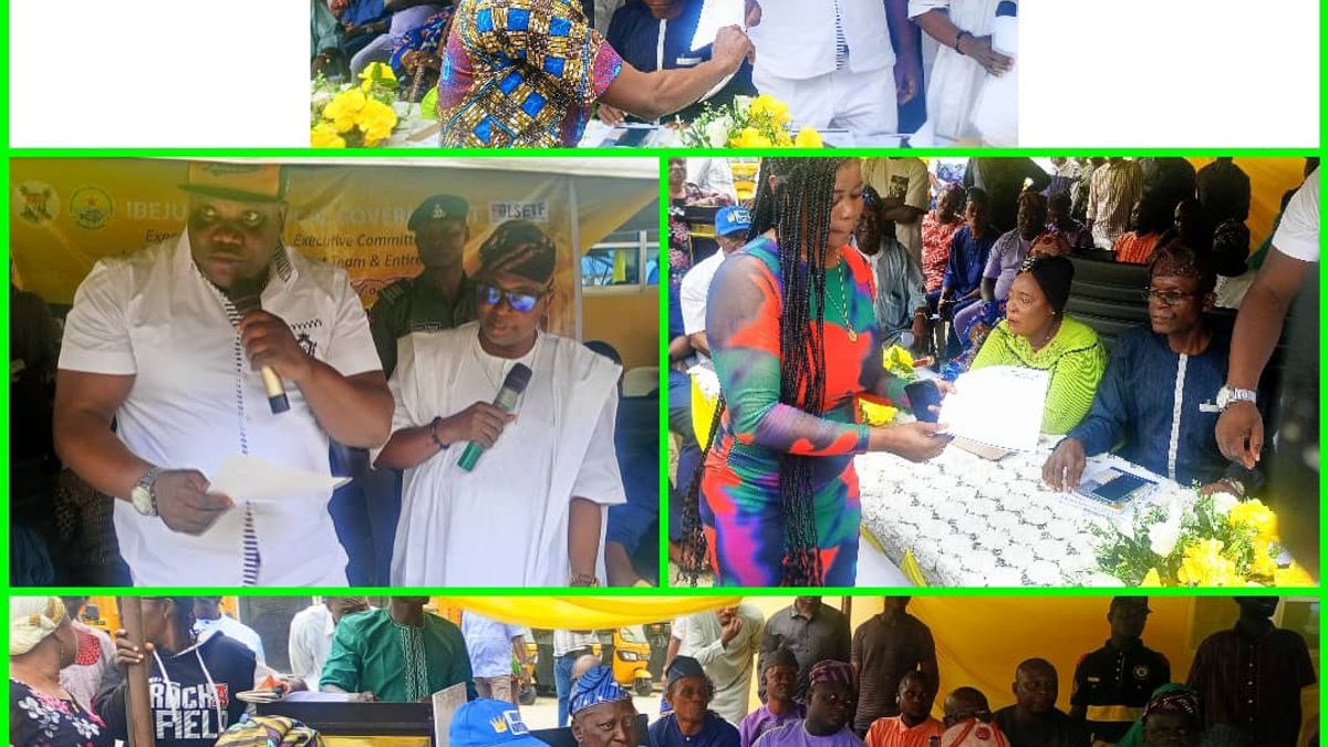 GRANT AND LOAN DISBURSEMENT: Ibeju-Lekki Local Government Disburses First Tranche of N10 Million Loan and Grant.