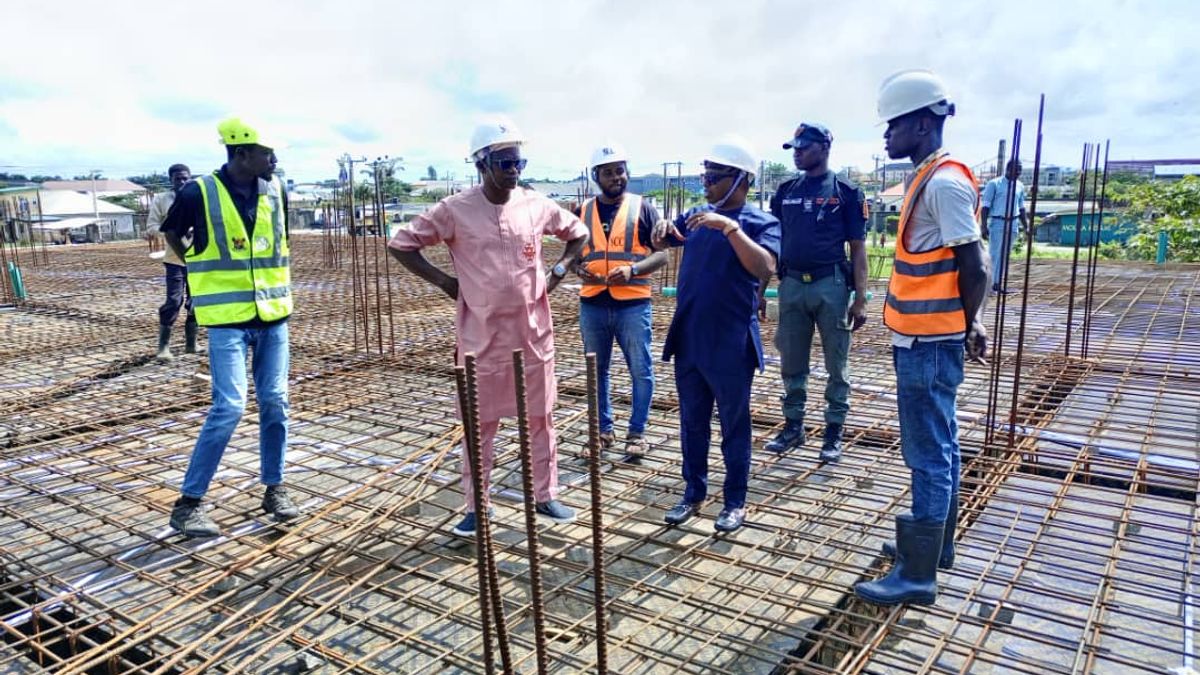 PROGRESS REPORT ON THE ONGOING CONSTRUCTION OF THE ULTRA MODERN COUNCIL SECRETARIAT