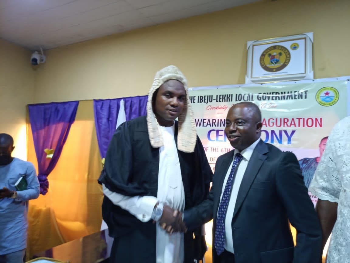 SWEARING IN CEREMONY AND PROCLAMATION OF THE NEWLY ELECTED COUNCILLORS IN IBEJU-LEKKI LOCAL GOVERNMENT...
