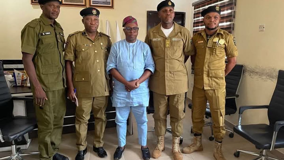 Nigerian Drug Law Enforcement Agency (NDLEA) courtesy visit to Hon. Olowa