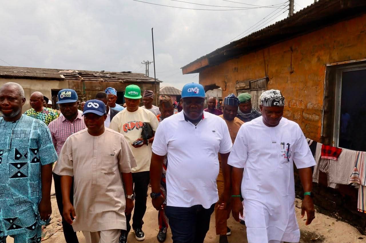 AKODO FLOOD CHALLENGE: CHAIRMAN OLOWA ASSESSES SITUATION, REITERATES ADMINISTRATION'S RESPONSIVENESS