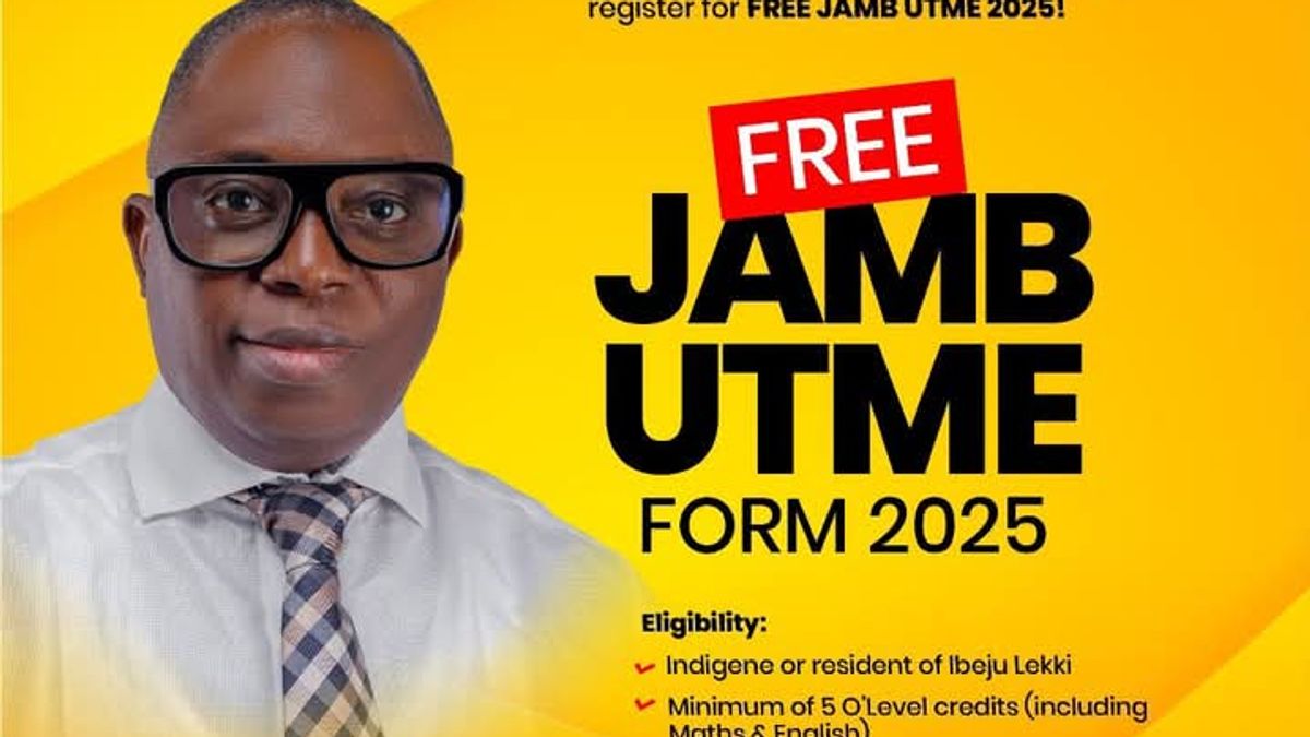 FREE JAMB UTME FORM 2025
