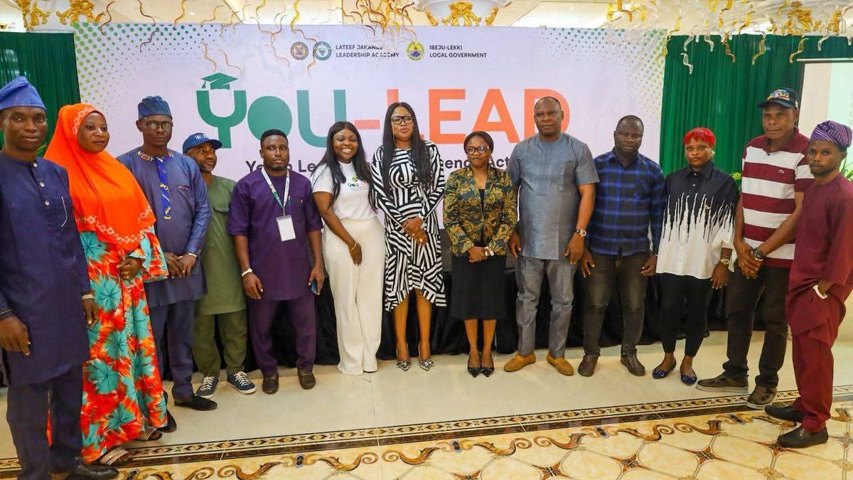 LATEEF JAKANDE LEADERSHIP ACADEMY PARTNERS WITH IBEJU-LEKKI LOCAL GOVERNMENT TO EMPOWER YOUTHS THROUGH YOU-LEAD PROGRAMME