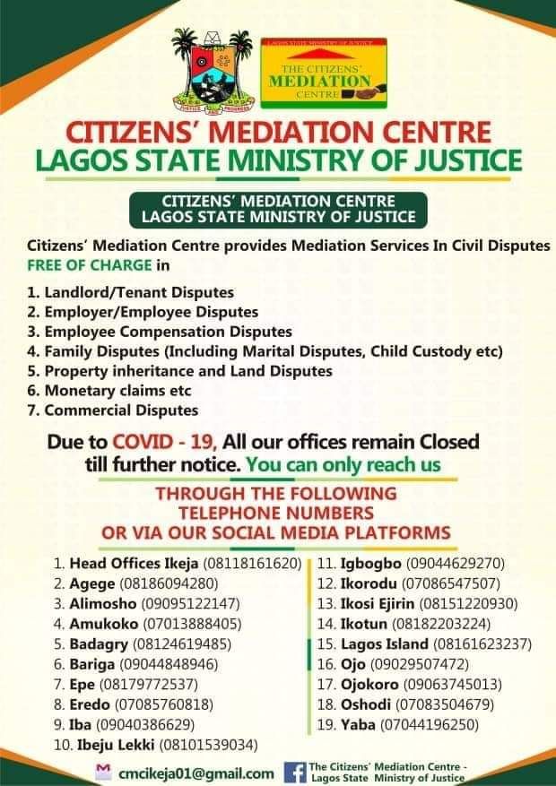 Citizens Mediation Centre Update