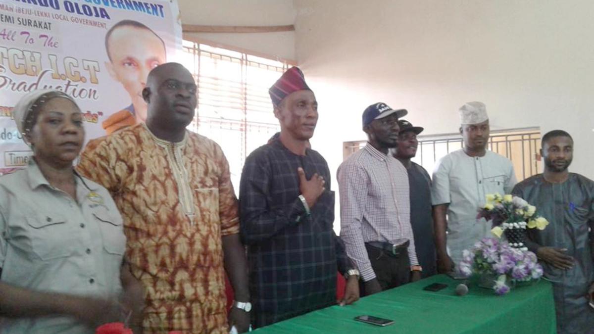 HON. DR. KEMI SURAKAT 2018 ICT STUDENTS GRADUATION FOR THE FIRST BATCH
