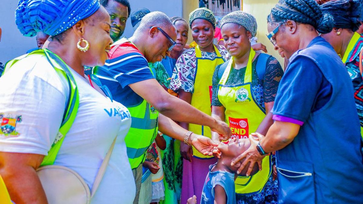 IBEJU-LEKKI COUNCIL CHAIRMAN FLAGS OFF DOOR-TO-DOOR POLIO IMMUNIZATION DRIVE TO SAFEGUARD COMMUNITY HEALTH