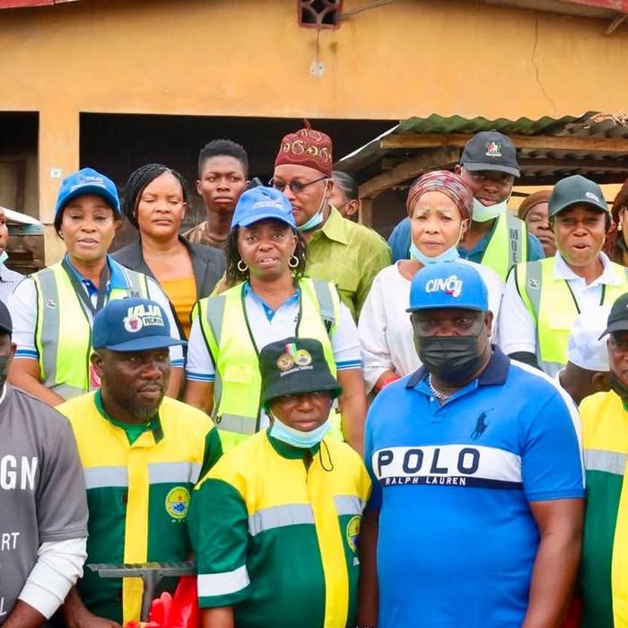 IBEJU-LEKKI MAKES A STATEMENT FOR CLEANER LAGOS AS FIRST LADY, DR. IBIJOKE SANWOOLU, MRS OLUREMI HAMZAT, TOKUN