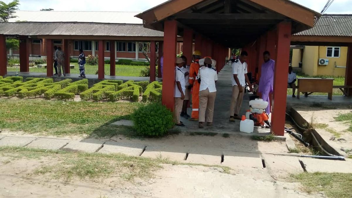 DECONTAMINATION OF AKODO GENERAL HOSPITAL