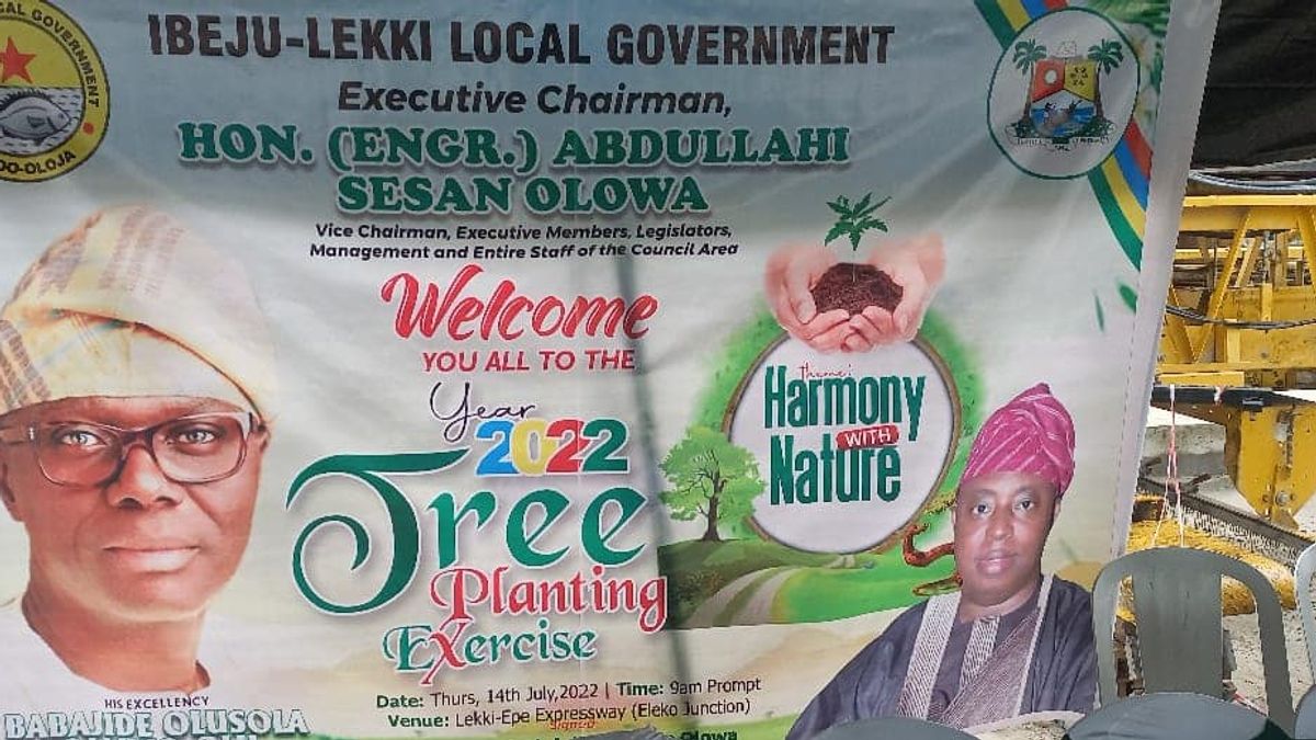 IBEJU-LEKKI LG. COMMEMORATES YEAR 2022 TREE PLANTING EXERCISE.
