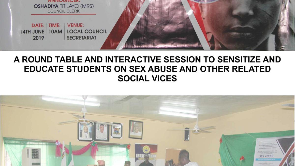 A ROUND TABLE AND INTERACTIVE SESSION TO SENSITIZE AND EDUCATE STUDENTS ON SEX ABUSE AND OTHER RELATED SOCIAL VICES