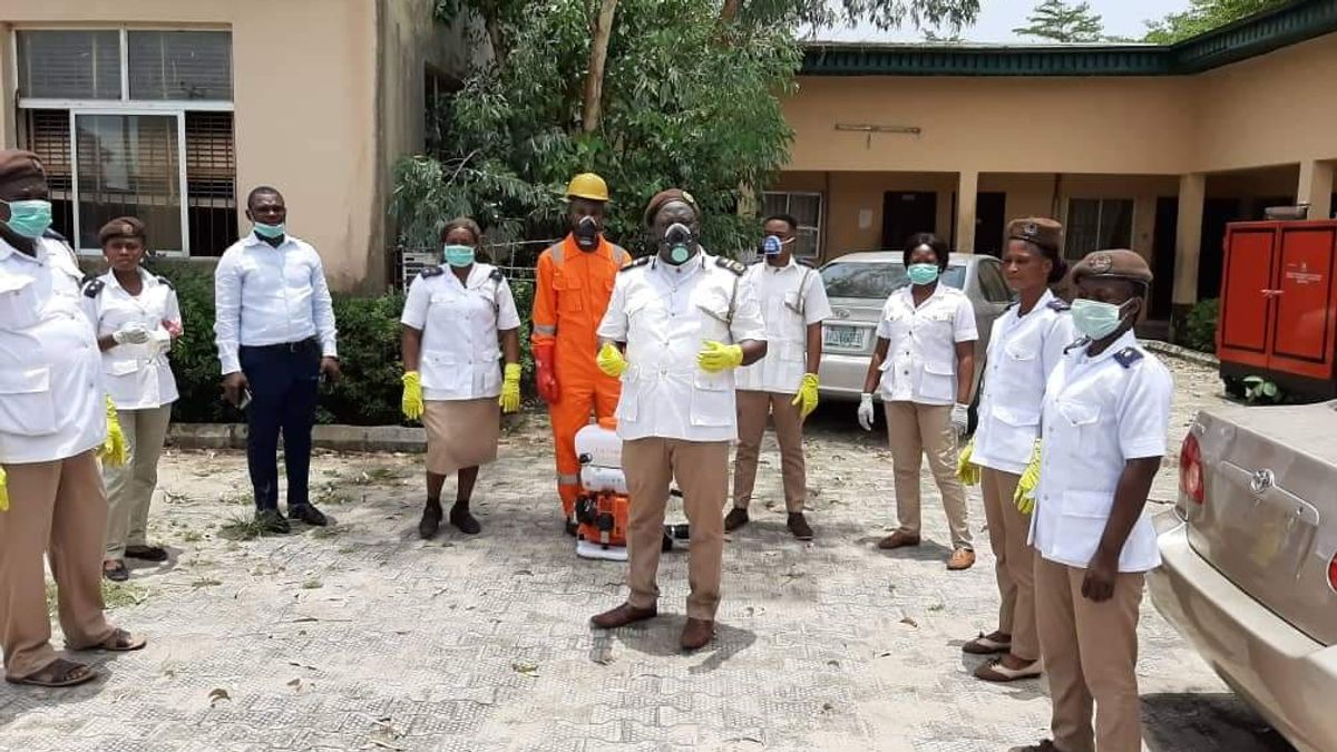 Fumigation of Ibeju-Lekki Local Government.