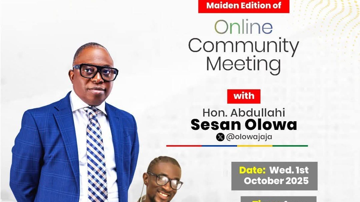 ONLINE TOWN HALL MEETING TO HOLD BY 4PM