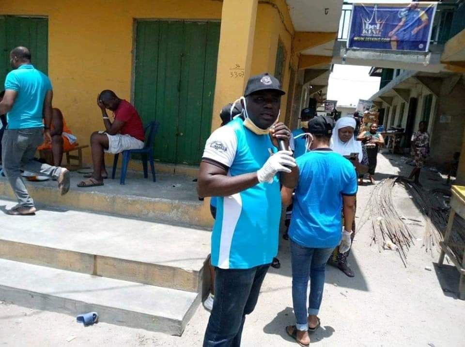 COVID-19 Sensitization Exercise Organised by Nigeria Union of Local Government Employee (NULGE) IBEJU-LEKKI Local Government under the leadership of Comrade Talemu Hammed Adebayo
