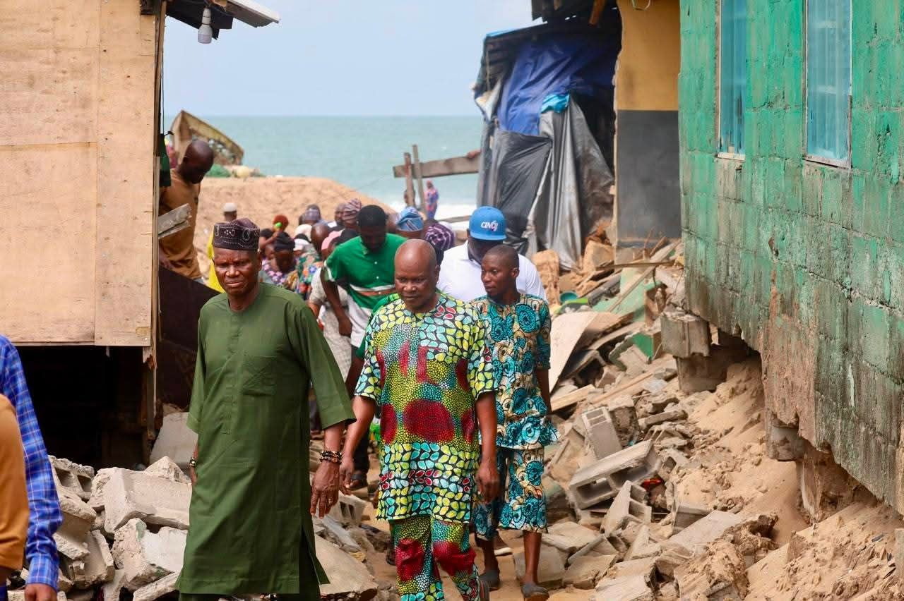 AKODO FLOOD CHALLENGE: CHAIRMAN OLOWA ASSESSES SITUATION, REITERATES ADMINISTRATION'S RESPONSIVENESS