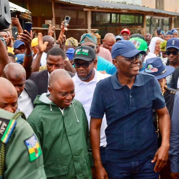 OLOWA RECEIVES SANWO-OLU, DEPUTY GOVERNOR, OTHERS AS LAGOS INTENSIFIES FLOOD RESPONSE IN GBETU-IWEREKUN