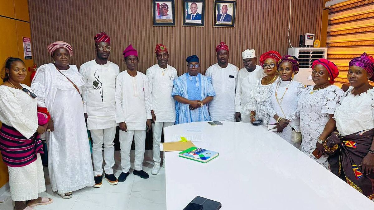 GREATER LAGOS INITIATIVE VISITS HON. OLOWA; HAILS HIS DEVELOPMENTAL STRIDES IN ADMINISTRATION