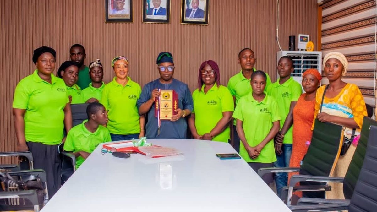 ASSOCIATION OF INTELLECTUAL AND DEVELOPMENTAL DISABILITIES OF NIGERIA (AIDDN) HONOURS HON. OLOWA