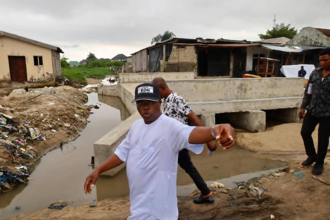 HON. OLOWA INSPECTS ONGOING AND PROPOSED INFRASTRUCTURAL PROJECTS ACROSS IBEJU-LEKKI