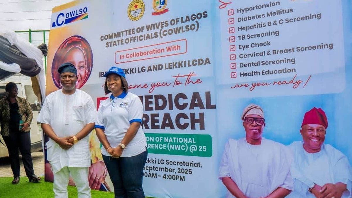 NATIONAL WOMEN'S CONFERENCE @ 25:- COWLSO ORGANIZES FREE MEDICAL OUTREACH IN IBEJU-LEKKI LG