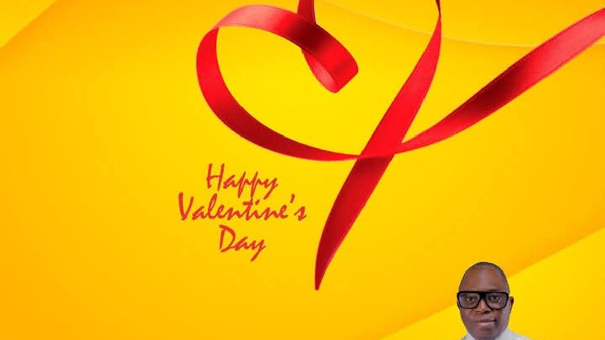 VALENTINE"S DAY MESSAGE FROM THE EXECUTIVE CHAIRMAN OF IBEJU-LEKKI LOCAL GOVERNMENT