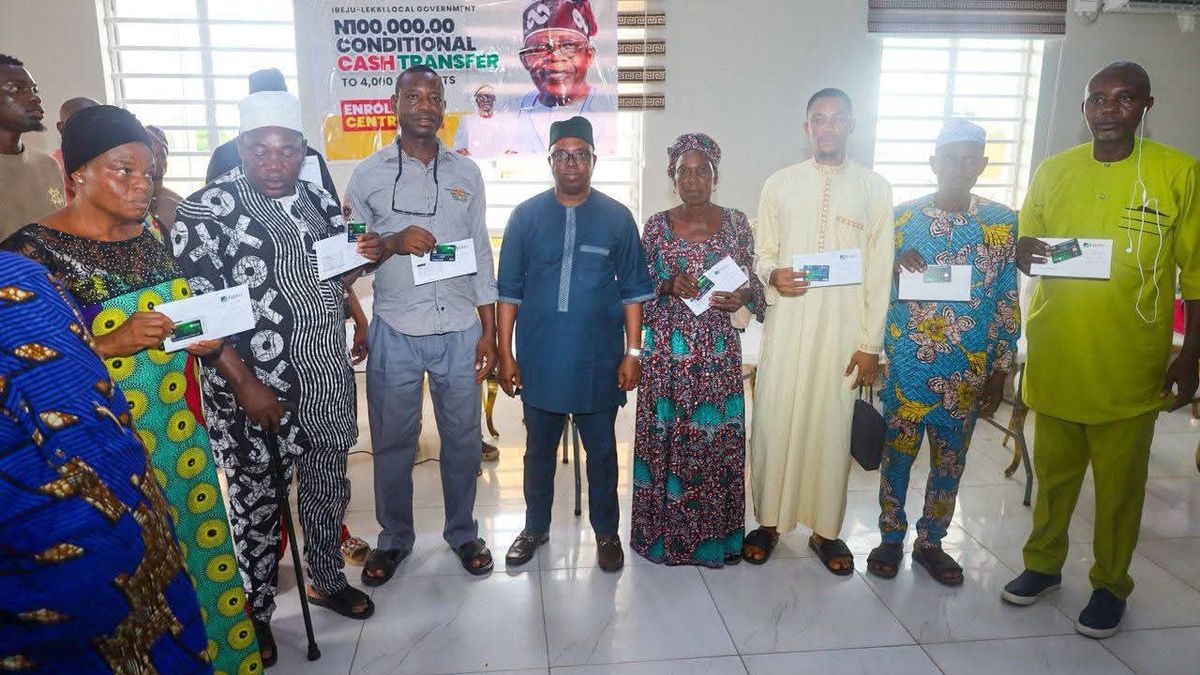 IBEJU-LEKKI LOCAL GOVERNMENT DISBURSES ₦100,000 CONDITIONAL CASH TRANSFER TO FOURTH BATCH BENEFICIARIES