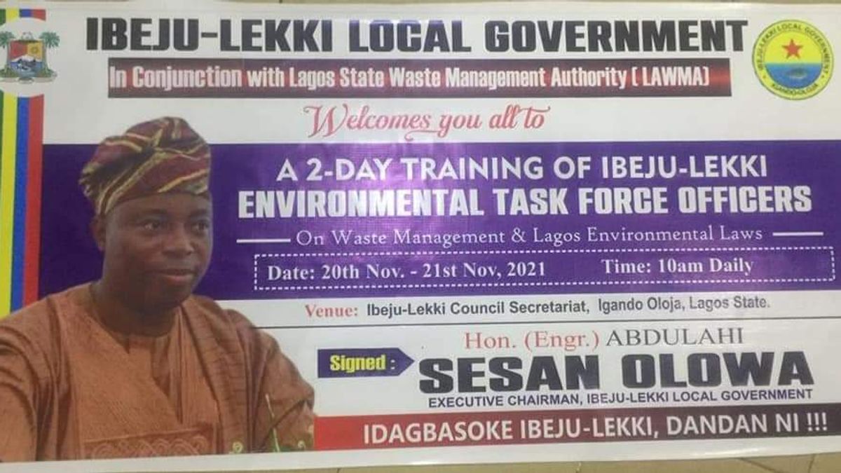 LAWMA TRAINS IBEJU-LEKKI NEWLY INAUGURATED ENVIRONMENTAL TASKFORCE OFFICERS.