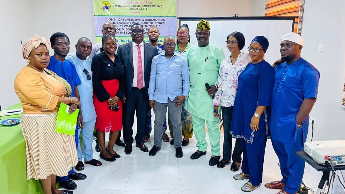 OLOWA UNVEIL A DAY INTENSIVE TRAINING ON PUBLIC SERVICE RULES FOR MIDDLE LEVEL OFFICERS OF IBEJU-LEKKI LOCAL GOVERNMENT