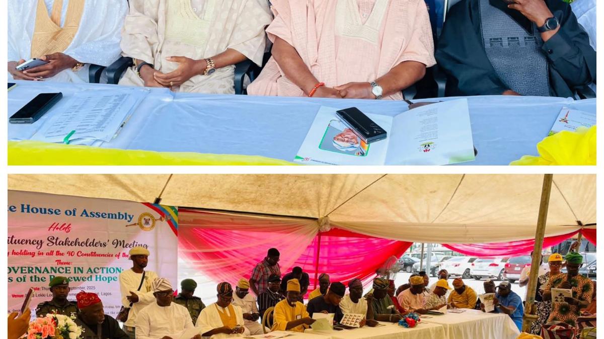 IBEJU-LEKKI COUNCIL CHAIR ATTENDS 10TH CONSTITUENCY STAKEHOLDER'S MEETING
