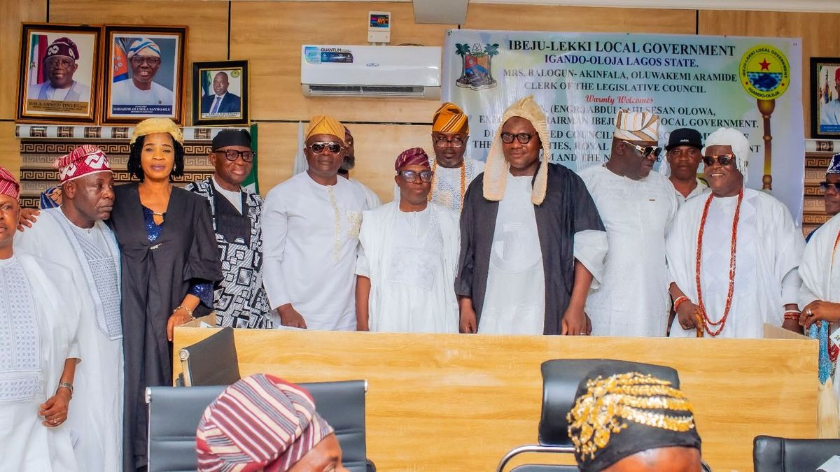 HISTORIC INAUGURATION OF THE 10TH LEGISLATIVE COUNCIL OF IBEJU-LEKKI LOCAL GOVERNMENT