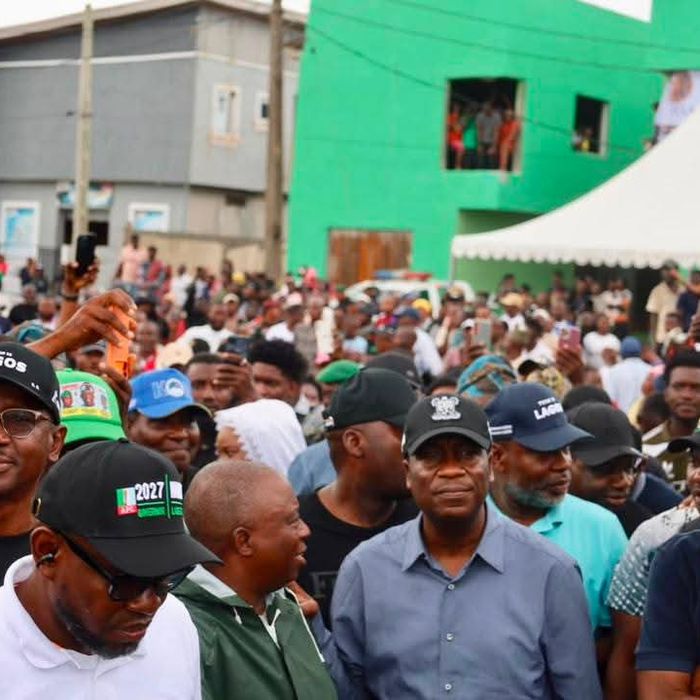 OLOWA RECEIVES SANWO-OLU, DEPUTY GOVERNOR, OTHERS AS LAGOS INTENSIFIES FLOOD RESPONSE IN GBETU-IWEREKUN