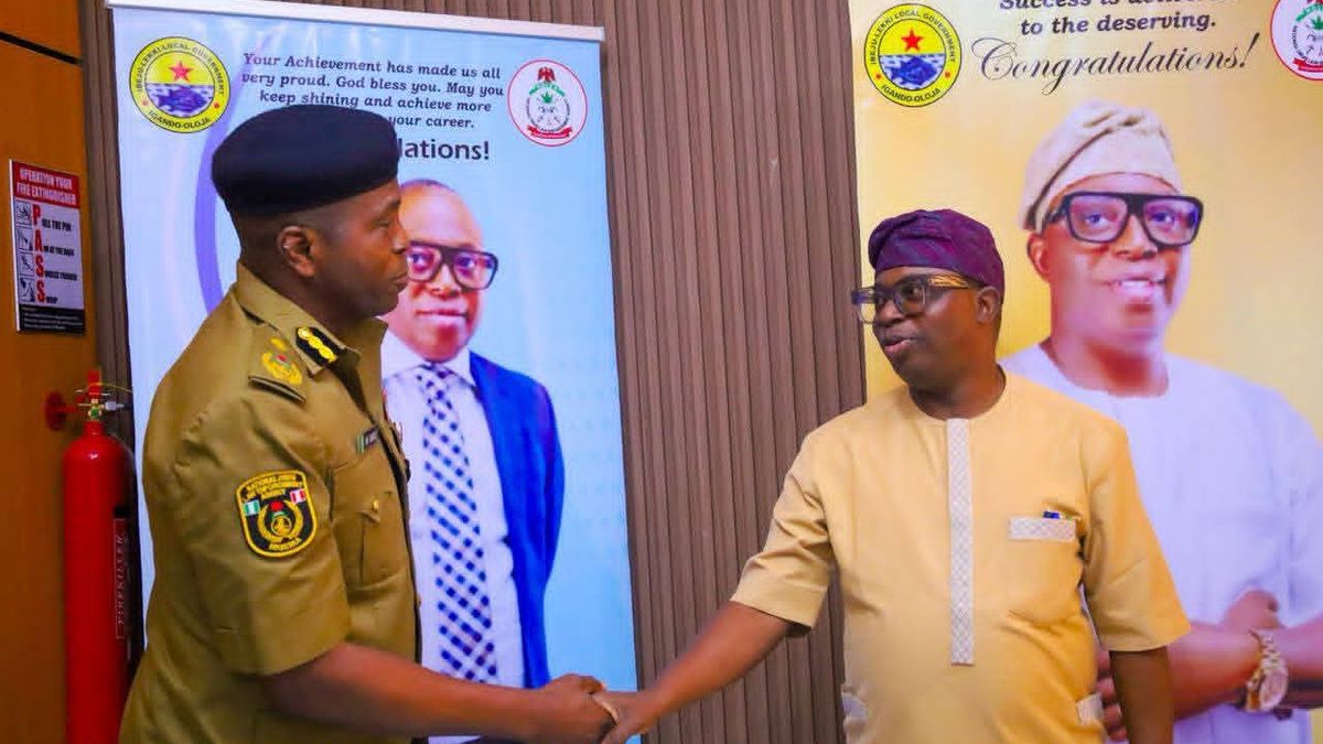 NDLEA IBEJU-LEKKI AREA COMMAND PAYS COURTESY VISIT TO CONFERENCE 57 CHAIRMAN